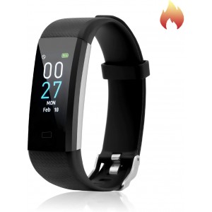 Fitness Tracker with Blood Pressure Heart Rate Sleep Monitor Temperature Monitor, Activity Tracker Smart Watch Pedometer Step Counter for iPhone & Android Phones for Kids Man Women